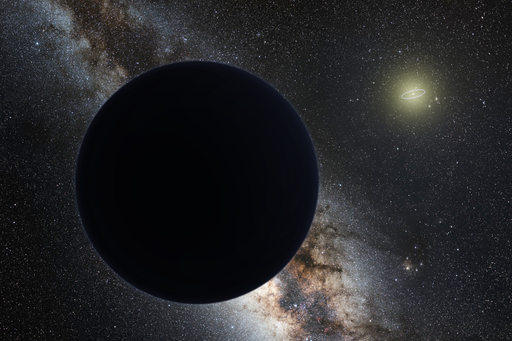 Page not found image. Artist's impression of Planet X.