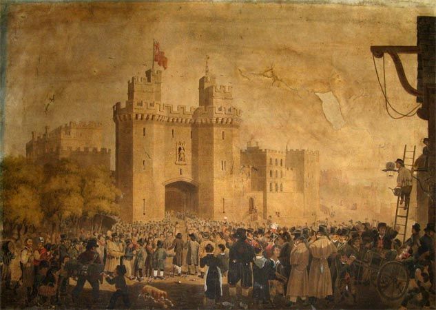 Prisoners at lancaster castle